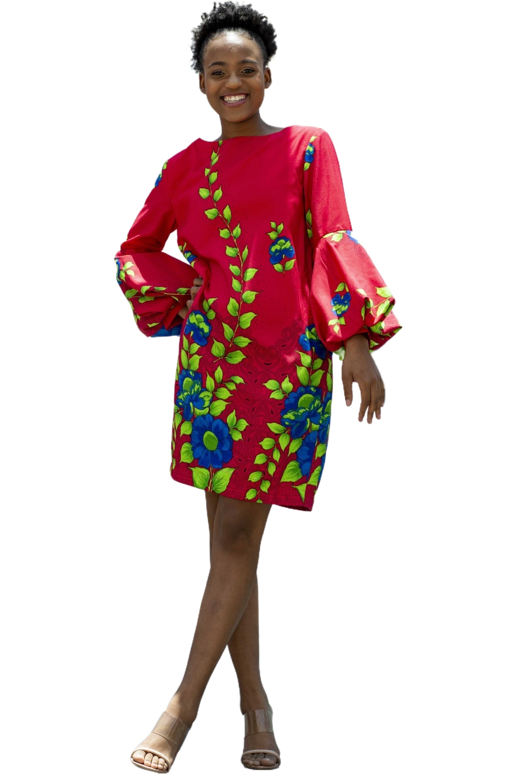 Tsonga Bell Sleeves Dress